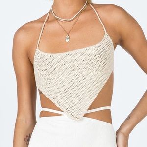 Princess Polly Vermont top in beige